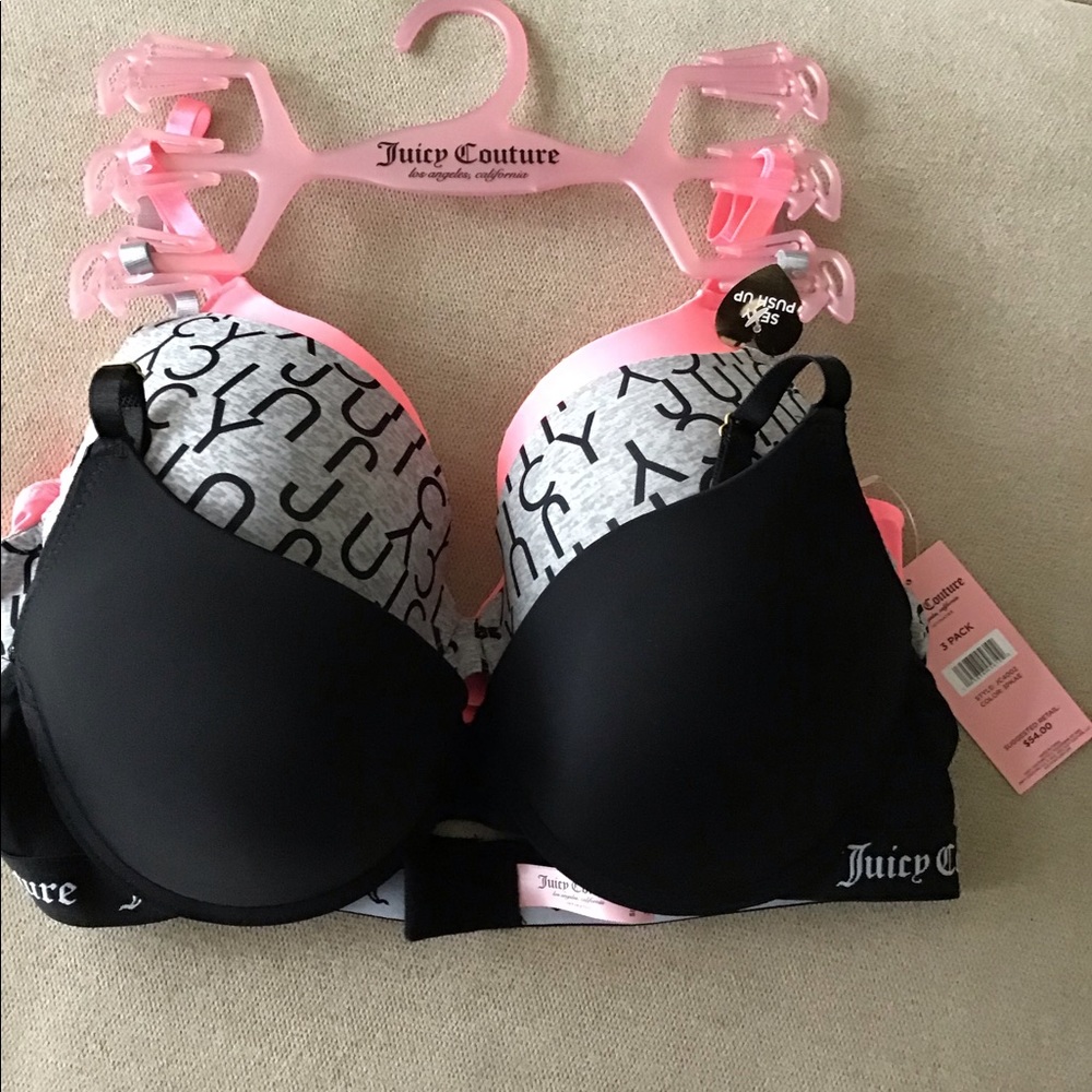 Sexy and sweet set of Juicy bras